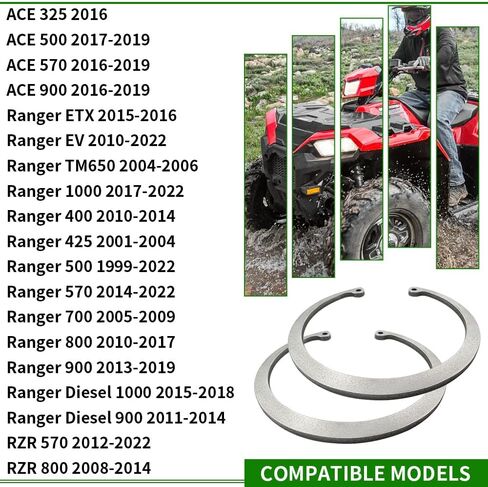 محامل العجلات الأمامية متوافقة مع Polaris Ranger 400 500 570 Sportsman 400 500 550 570 700 800 Magnum ATP 325 330 500 ACE 570 900 (35x64x37) in Kuwait
