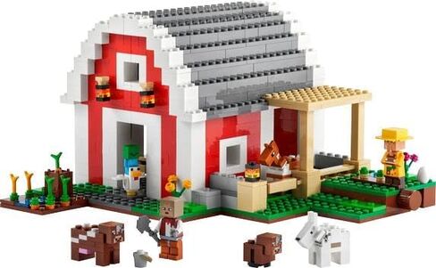 LEGO Minecraft The Red Barn 21187 Building Toy Set for Kids, Girls, and Boys Ages 9+ (799 Pieces) in Kuwait