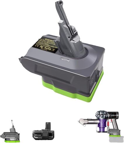 for V8 Battery Adapter, Convert Power Tool Battery to for V8 Battery Replacement (for Milwaukee to for Dyson V8 Battery) in Saudi Arabia