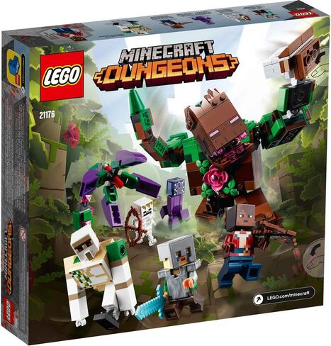 LEGO Minecraft The Jungle Abomination 21176 Building Kit Playset; Fun Minecraft Dungeons Exploring Toy for Kids; New 2021 (489 Pieces) in Saudi Arabia