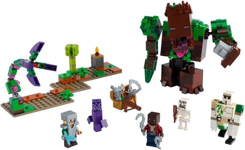LEGO Minecraft The Jungle Abomination 21176 Building Kit Playset; Fun Minecraft Dungeons Exploring Toy for Kids; New 2021 (489 Pieces) in Saudi Arabia