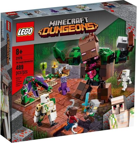 LEGO Minecraft The Jungle Abomination 21176 Building Kit Playset; Fun Minecraft Dungeons Exploring Toy for Kids; New 2021 (489 Pieces) in Saudi Arabia