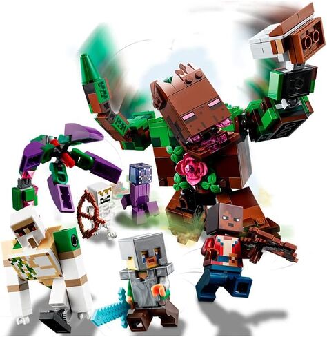 LEGO Minecraft The Jungle Abomination 21176 Building Kit Playset; Fun Minecraft Dungeons Exploring Toy for Kids; New 2021 (489 Pieces) in Saudi Arabia
