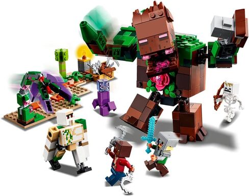 LEGO Minecraft The Jungle Abomination 21176 Building Kit Playset; Fun Minecraft Dungeons Exploring Toy for Kids; New 2021 (489 Pieces) in Saudi Arabia