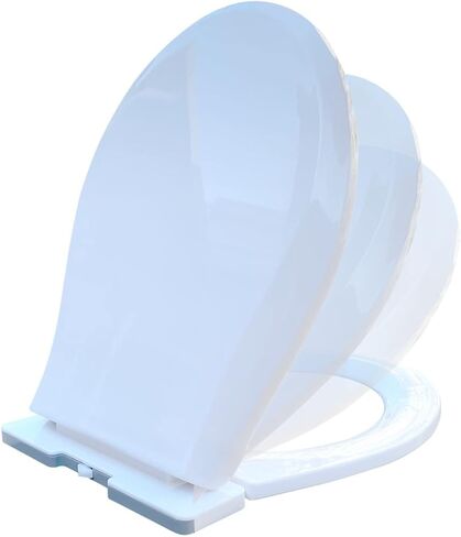 Renovators Supply Potty Training Toilet Seat - Round Plastic Toddler Toilet Seat - Durable Kids Toilet Seat for Children's Bathroom - Easy Clean Toilet Seat for Children - 12.25 x 10.25 In., White in Saudi Arabia