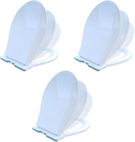 Renovators Supply Potty Training Toilet Seat - Round Plastic Toddler Toilet Seat - Durable Kids Toilet Seat for Children's Bathroom - Easy Clean Toilet Seat for Children - 12.25 x 10.25 In., White in Saudi Arabia