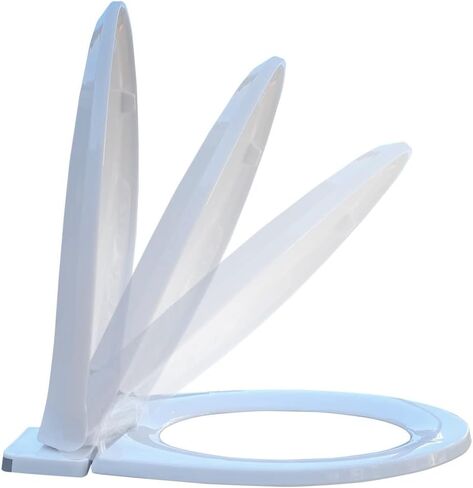 Renovators Supply Potty Training Toilet Seat - Round Plastic Toddler Toilet Seat - Durable Kids Toilet Seat for Children's Bathroom - Easy Clean Toilet Seat for Children - 12.25 x 10.25 In., White in Saudi Arabia