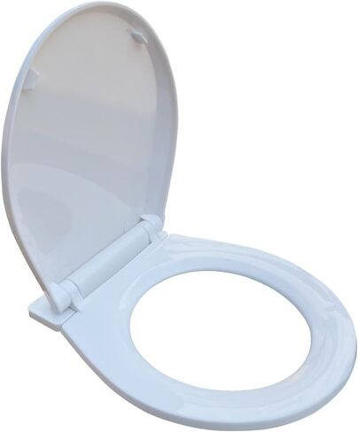 Renovators Supply Potty Training Toilet Seat - Round Plastic Toddler Toilet Seat - Durable Kids Toilet Seat for Children's Bathroom - Easy Clean Toilet Seat for Children - 12.25 x 10.25 In., White in Saudi Arabia