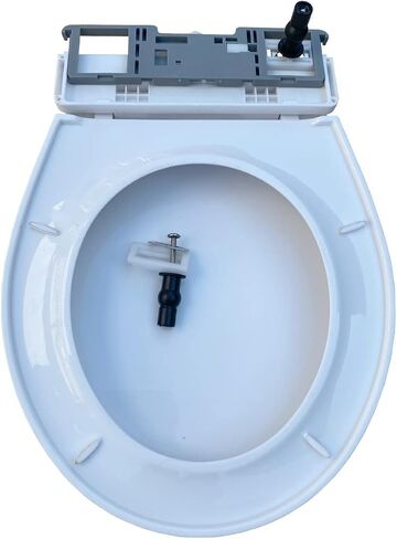 Renovators Supply Potty Training Toilet Seat - Round Plastic Toddler Toilet Seat - Durable Kids Toilet Seat for Children's Bathroom - Easy Clean Toilet Seat for Children - 12.25 x 10.25 In., White in Saudi Arabia