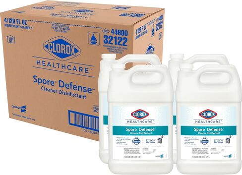 Clorox Healthcare Spore Defense Cleaner Disinfectant, Closed System Refill Bottle, 128 Fl Oz (Package May Vary) (32122) in Saudi Arabia
