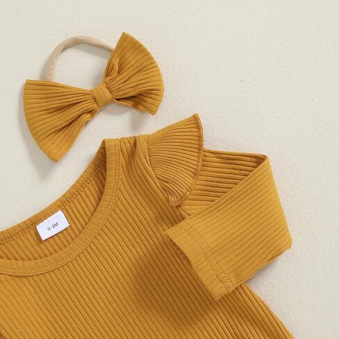 My First Thanksgiving Baby Girl Outfit Long Sleeve Romper Turkey Overall Dress Headband Infant 3Pcs Fall Clothes in Saudi Arabia