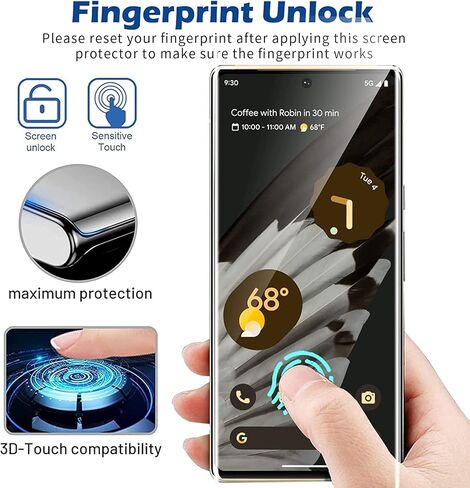 واقي شاشة Galaxy S9 Plus، 3 قطع واقي شاشة من الزجاج المقوى Galaxy S9 Plus، سهل التركيب، واقي شاشة من الزجاج المقوى بدرجة 9H لهاتف Samsung Galaxy S9+ Plus 【3 عبوات】 in Kuwait
