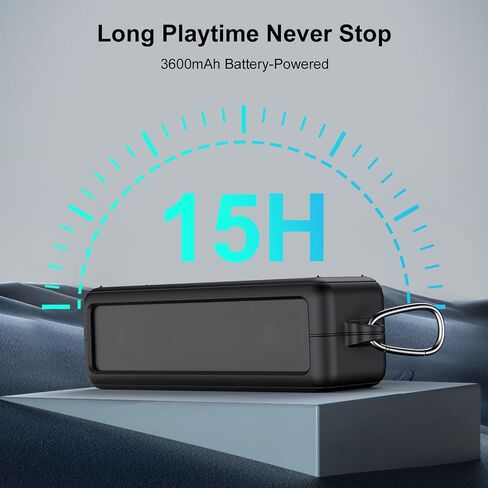 Raymate Bluetooth Speakers, HiFi Stereo Sound with DSP, 30W IPX7 Waterproof Speaker Wireless Bluetooth-V5.0, 1000mins Playtime, Portable Speaker for Home, Outdoor, Party in Saudi Arabia