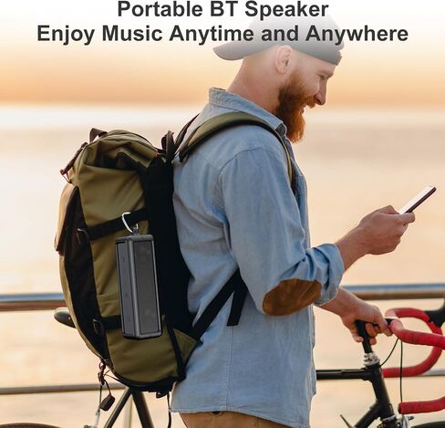 Raymate Bluetooth Speakers, HiFi Stereo Sound with DSP, 30W IPX7 Waterproof Speaker Wireless Bluetooth-V5.0, 1000mins Playtime, Portable Speaker for Home, Outdoor, Party in Saudi Arabia