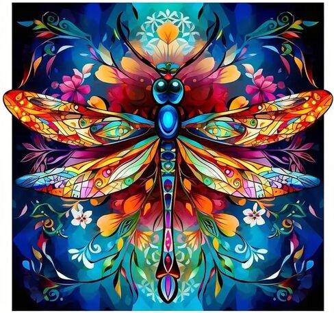 Acudotr Diamond Painting Kits for Adults, 5D DIY Bee Diamond Art Kits for Beginners, Full Drill Diamond Painting Kits for Home Wall Decor, Flower, 12x16 Inch in Saudi Arabia