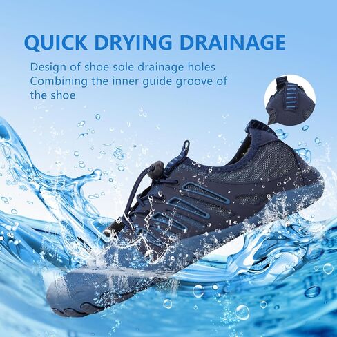 أحذية Hike Footwear حافية القدمين - أحذية مائية بمقدمة واسعة للنساء والرجال للسباحة والجري - أحذية رياضية قابلة للتنفس وغير قابلة للانزلاق in Saudi Arabia