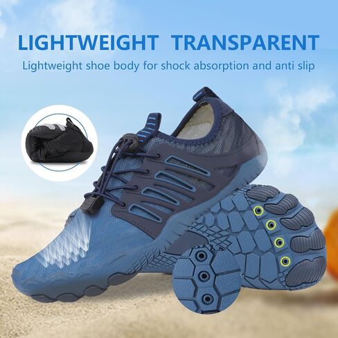 أحذية Hike Footwear حافية القدمين - أحذية مائية بمقدمة واسعة للنساء والرجال للسباحة والجري - أحذية رياضية قابلة للتنفس وغير قابلة للانزلاق in Saudi Arabia