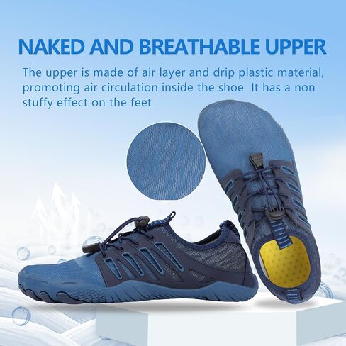 أحذية Hike Footwear حافية القدمين - أحذية مائية بمقدمة واسعة للنساء والرجال للسباحة والجري - أحذية رياضية قابلة للتنفس وغير قابلة للانزلاق in Saudi Arabia