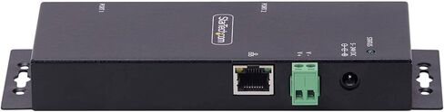 StarTech.com 4-Port Serial to Ethernet Adapter, IP Serial Device Server for Remote RS232 Devices, Wall/DIN Rail, LAN to DB9 in Kuwait