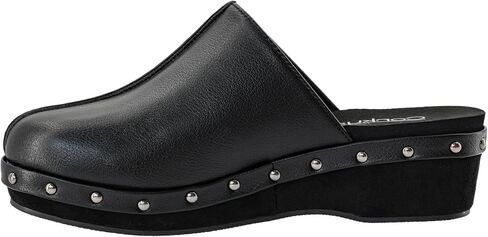 Corkys Footwear Newbie 1.75-Inch Platform Wedges Memory Foam Cushioned Slip-On with Chic Stud Detailing Stylish Comfort for Fall in Saudi Arabia