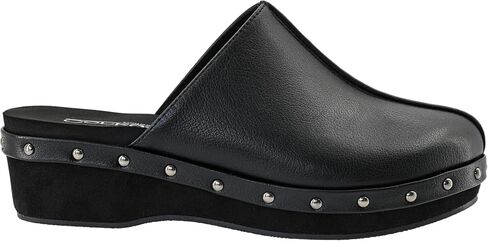 Corkys Footwear Newbie 1.75-Inch Platform Wedges Memory Foam Cushioned Slip-On with Chic Stud Detailing Stylish Comfort for Fall in Saudi Arabia