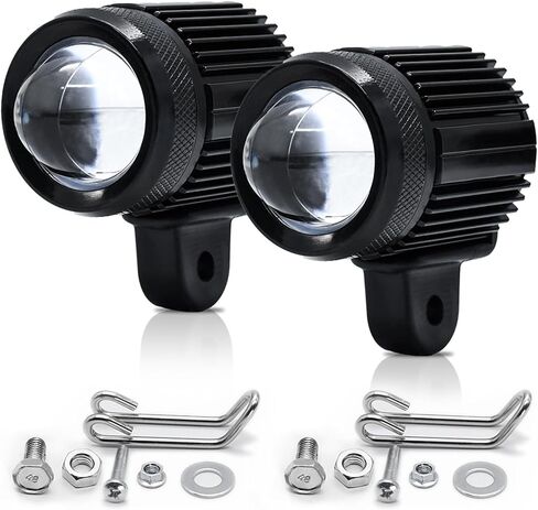4WDKING 2 بوصة LED ضوء دائري، 20 واط بقعة القيادة ضوء مقاوم للماء على الطرق الوعرة ضوء العمل مصباح للدراجات النارية ATV UTV الترابية دراجة 4x4 بيك اب شاحنة قارب مقطورة، حزمة من 2 جهاز كمبيوتر شخصى in Kuwait