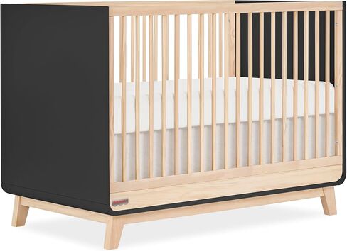 Dream On Me Fisher Price Siesta 3-in-1 Convertible Crib, Blush Pink Vintage Oak in Saudi Arabia