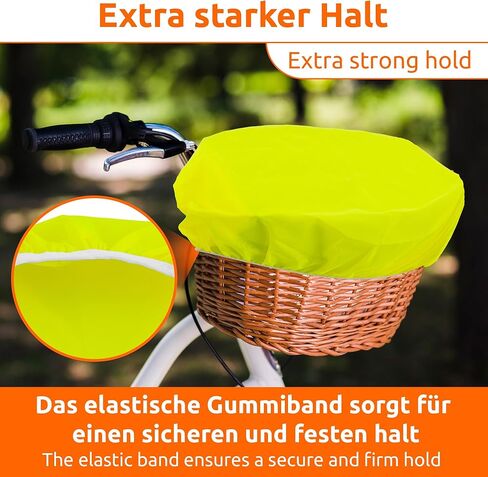 ECENCE x سلة دراجة للحماية من المطر، غطاء للحماية من المطر، غطاء مقاوم للماء لسلة الدراجة، غطاء للحماية من المطر لسلال الدراجات in Kuwait