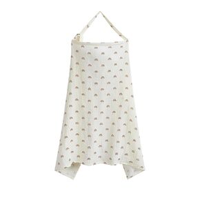 Muslin Nursing Cover for Baby Breastfeeding, Breathable Soft Breastfeeding Cover Up for mom with Removable Neckline