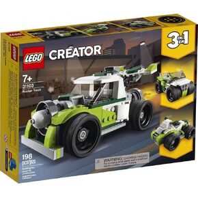 LEGO Creator 3in1 Rocket Truck 31103 Building Kit, Cool Buildable Toy for Kids, New 2020 (198 Pieces)