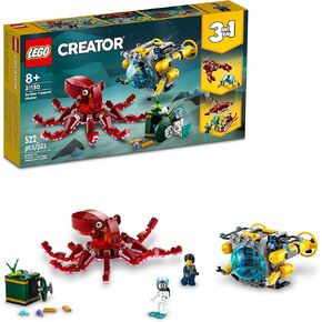 LEGO Creator 3in1 Sunken Treasure Mission 31130 Building Toy Set for Kids, Boys, and Girls Ages 8+ (522 Pieces) in Saudi Arabia