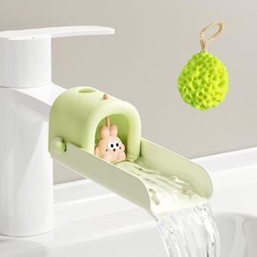 Faucet Extender for Kids - 114°F Temperature-Sensitive, Toddler-Friendly Sink Extension for Easy Hand Washing in Bathroom & Kitchen
