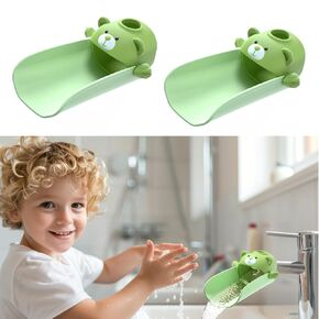 Faucet Extender for Toddlers, Sink Extenders with Temperature Sensitive for Kids Hand Washing Sink Faucet Extension,Suitable for Bathroom Sink, Kitchen,Bathtub