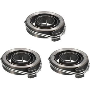 uxcell Drill Press Spring Drill Press Quill Feed Return Coil Spring Assembly Spring Steel Chemical Blackening Finish 680mm Expand Long 35 x 8 x 0.8mm 3 Pcs