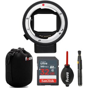 Sigma MC-21 Lens Mount Converter/Adapter (Sigma EF to Leica L-Mount) Bundle