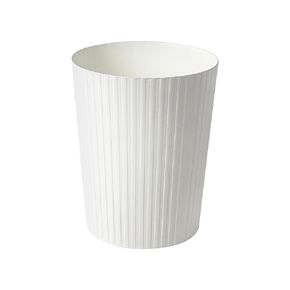 Soddeph 3 Pack 2.5 Gallon Trash Can,Plastic Wastebasket Garbage Trash Bin,Waste Trash Bin,Round Container Bin for Office,Home,Bathroom,Kitchen (White, 3 Pack)
