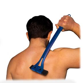 baKblade 1.0 - Back Hair Removal and Body Shaver (DIY), Extra-Long Handle, Shave Wet or Dry