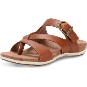 Eastland Women's Bar Harbor Slide Sandal, Tan, 7