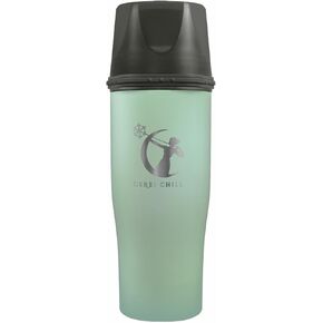 Ceres Chill Mini Breastmilk Chiller Demigoddess, Reusable Breastmilk Storage Container, Keeps Milk at Safe Temperatures for Up to 16 Hours, Bottle Cooler, Connects W/Most Major Pumps (Zen Green)