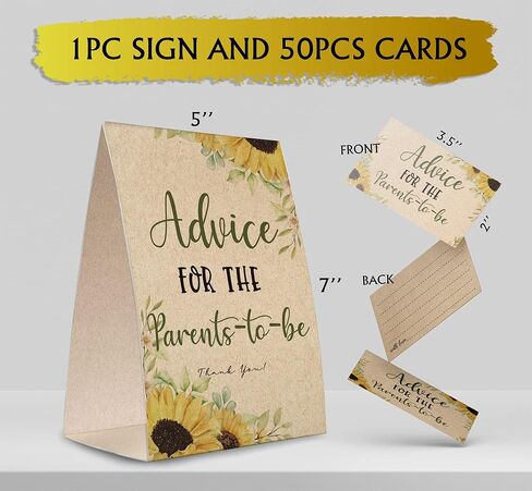 نصيحة للوالدين، مجموعة ألعاب نصائح استحمام الطفل (1 لافتة قائمة + 50 بطاقة نصيحة)، ديكورات استحمام الطفل-NPZAD05 in Kuwait