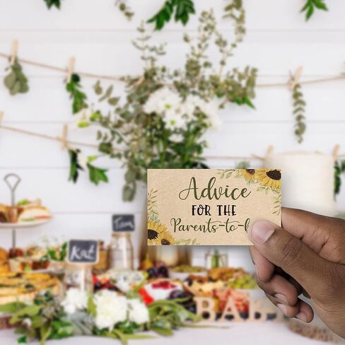 نصيحة للوالدين، مجموعة ألعاب نصائح استحمام الطفل (1 لافتة قائمة + 50 بطاقة نصيحة)، ديكورات استحمام الطفل-NPZAD05 in Kuwait