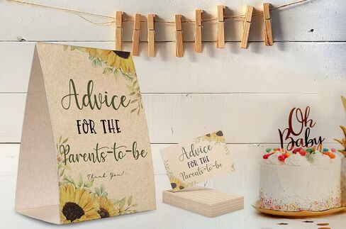 نصيحة للوالدين، مجموعة ألعاب نصائح استحمام الطفل (1 لافتة قائمة + 50 بطاقة نصيحة)، ديكورات استحمام الطفل-NPZAD05 in Kuwait