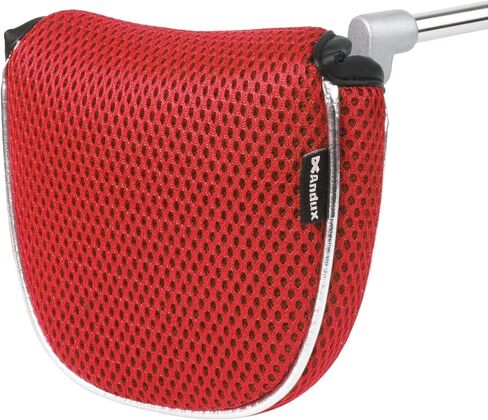 غطاء مضرب الجولف Andux Mallet Putter غطاء رأس مضرب الجولف لمضرب العمود المركزي MT/TG16 أسود، نصف دائرة in Kuwait