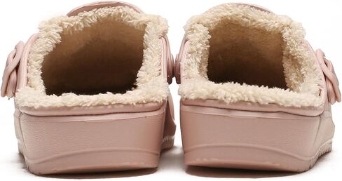 UPSOLO Womens Clogs Winter Mules Slip on Nurse Shoes Work Garden Slippers with Cotton Lined in Kuwait