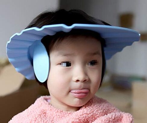 3 قطع قبعة استحمام للأطفال، قبعة شامبو استحمام ناعمة قابلة للتعديل مع حماية للأذن، قبعة حماية للحمام للأطفال، قبعات لغسل الشعر (لون عشوائي) in Kuwait