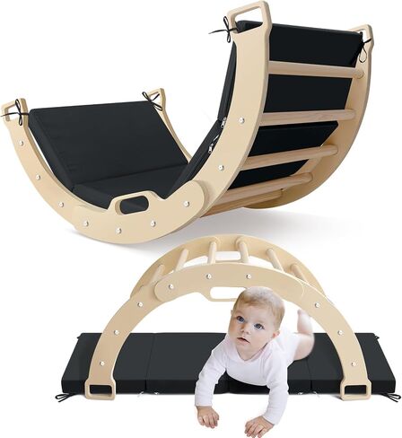 Nuanchu Cushion for Climbing Arch, Rocker Bed Pillow for Arch Climber Toddler Climbing Toys Floor Pillow for Kids for Indoor Nursery Playroom (Not Included Climbing Arch) in Saudi Arabia