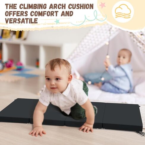 Nuanchu Cushion for Climbing Arch, Rocker Bed Pillow for Arch Climber Toddler Climbing Toys Floor Pillow for Kids for Indoor Nursery Playroom (Not Included Climbing Arch) in Saudi Arabia