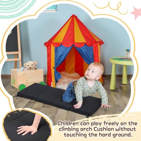 Nuanchu Cushion for Climbing Arch, Rocker Bed Pillow for Arch Climber Toddler Climbing Toys Floor Pillow for Kids for Indoor Nursery Playroom (Not Included Climbing Arch) in Saudi Arabia