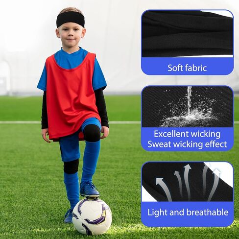 Lusofie 6 Pcs Boys Headbands for Sports Boys Elasticity Sports Headbands for Boys Multi-Color Boy Headbands for Basketball Football Long Hair Sweat-Absorbing Headbands in Saudi Arabia