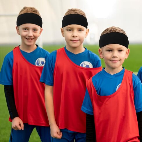 Lusofie 6 Pcs Boys Headbands for Sports Boys Elasticity Sports Headbands for Boys Multi-Color Boy Headbands for Basketball Football Long Hair Sweat-Absorbing Headbands in Saudi Arabia